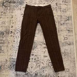 Men’s Levi’s Brown Plaid Standard Taper XX Chino Pants